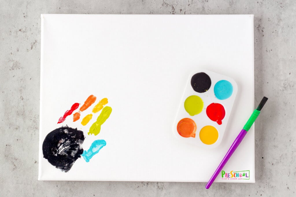 handprint craft for march