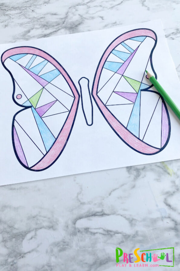 🦋 EASY Butterfly Suncatcher Craft w/ FREE Printable