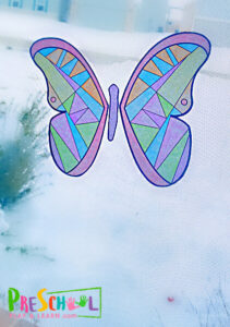 🦋 EASY Butterfly Suncatcher Craft w/ FREE Printable