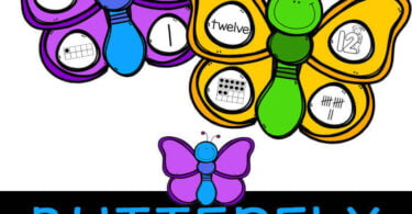 Toddler, preschool, prek, and kindergarten age kids will love this fun, and free Butterfly Number Match Activity. Kids will have fun strengthening counting skills and fine motor skills with the butterfly activity for preschoolers. This number sense activity focuses on the value and representation of numbers 1 to 10. Simply download pdf file with butterfly printable and you are ready to play and learn with this preschool butterfly activities. 