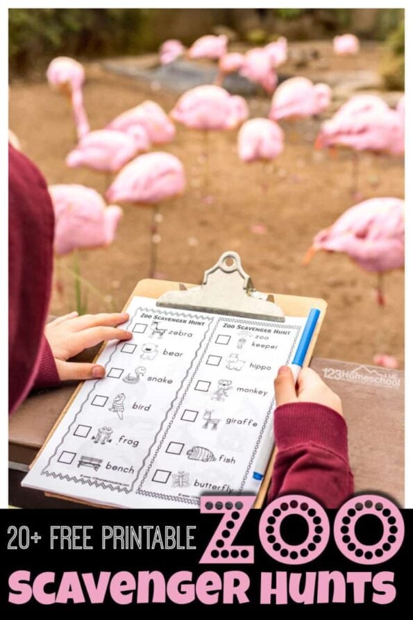 Color Outdoor Nature Scavenger Hunt for Preschoolers