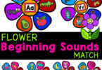 Cute flower activity for preschoolers to practice letters and sounds they make. Beginning Sounds Activity is a fun initial sounds game.