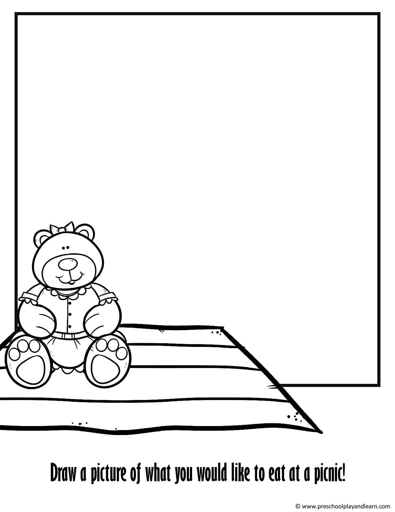 Cute teddy bear coloring pages