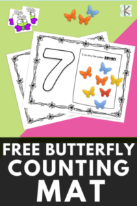 counting butterflies worksheets