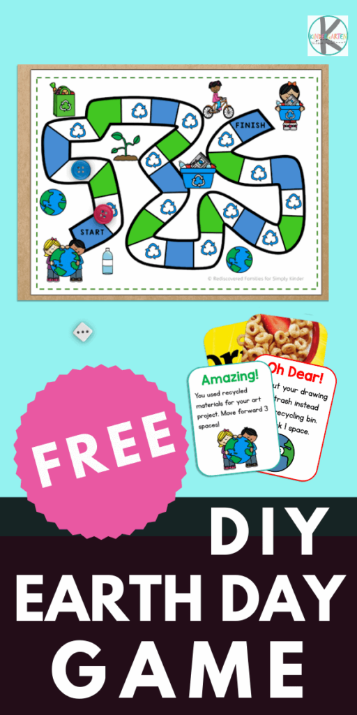 🌍 Earth Day Handprint Flower Craft Preschool (free printable template)