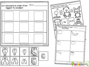 FREE Big and Small Worksheets