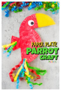 Paper Plate Parrot