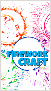 Whether you are looking for a cute firework crafts idea to make as a 4th of July craft, or just a summer craft for kids to celebrate summertime - this fun-to-make firework activities is sure to be a hit. Make these patriotic crafts for kids with toddler, preschool, pre-k, kindergarten, first grade, 2nd grade, and 3rd graders too. The simple, fun technique makes such gorgeous independence day craft ideas, and teach firework art project will be different!