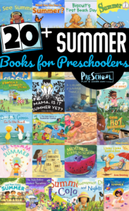 Summer is full of sunny days, ice cream treats, and days spent on the beach. This list of summer books for preschoolers includes lots of popular characters, fun summer activities, and delicious warm weather snacks. Pack these summer books for kids in your bag for some beach reading, or a family picnic! THse children's books about summer are perfect for toddler, preschool, pre-k, kindergarten, first grade, 2nd grade, and 3rd graders too!