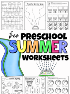 Preschool Summer Worksheets