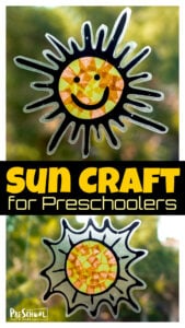 Celebrate the arrival of summer with a cute sun craft for kids! This adorable and easy-to-make suncatcher craft for kids is such a cheerful decoration for your windows. This summer craft for preschoolers, toddlers, kindergartners, grade 1, grade 2, and grade 3 students is sure to be a great addition to your summer bucket list as a summer activity.