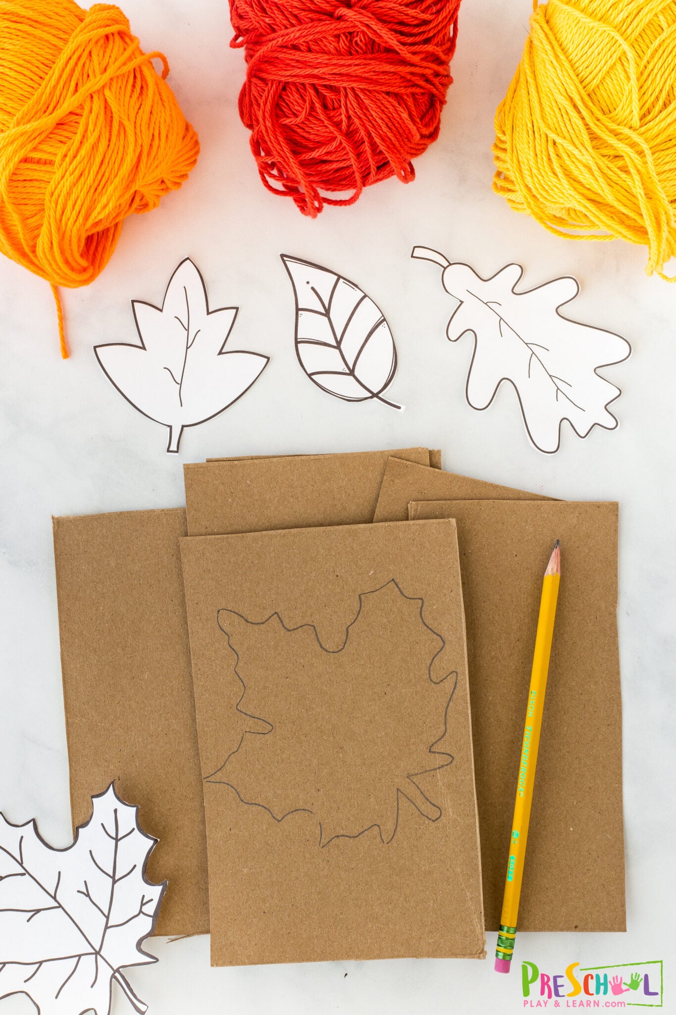 🍂 EASY Fall Leaf Craft for Preschoolers