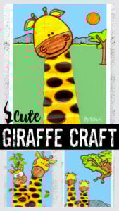 This super cute giraffe craft for preschoolers is such a fun, simple project that will delight young children. All you need to make this animal craft for kids are crayons, scissors, glue, and our giraffee printable. Make this free printable crafts as part of an animal theme, g is for giraffe, zoo theme, or to celebrate world giraffe day on June 21st. Simply print girafffe craft template to make this giraffe paper craft with toddler, preschool, pre-k, kindergarten, first grade, and 2nd graders.