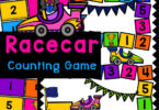 Grab this FREE Race Car Number Recognition Game to work on preschool counting skills. Play fun math numbers game with preschoolers.