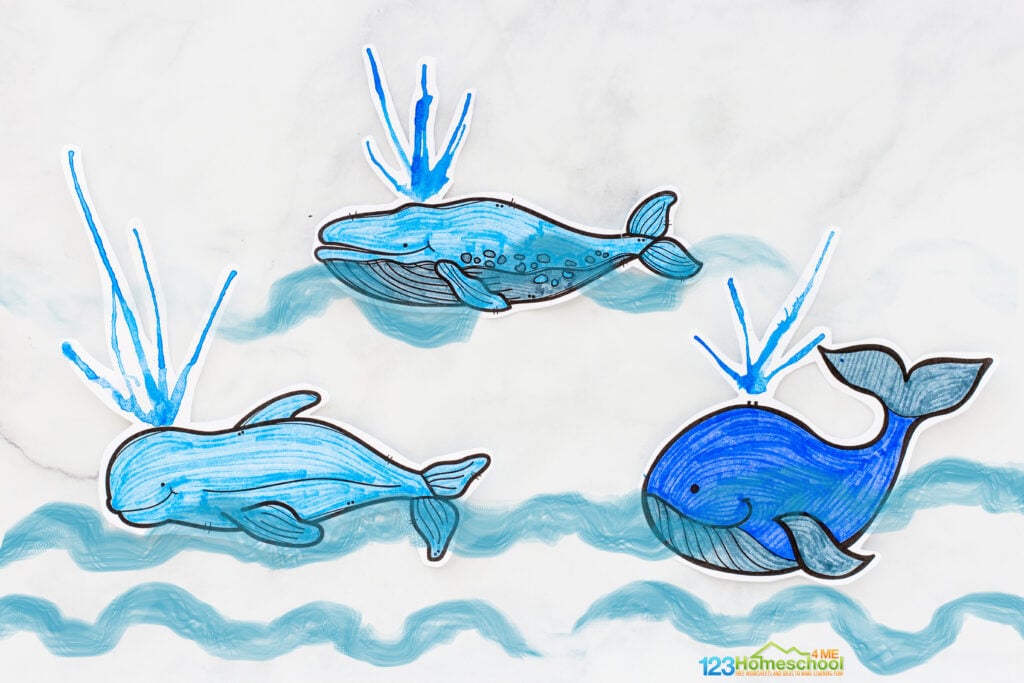 Whale craft for kids