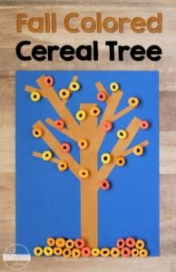 cereal fall tree craft