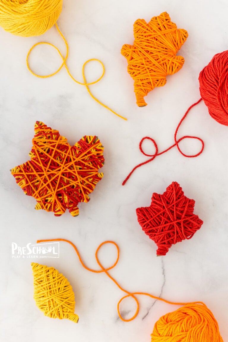EASY Fall Leaf Craft for Preschoolers