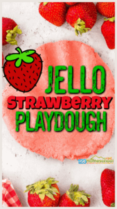 strawberry playdough fruit activity