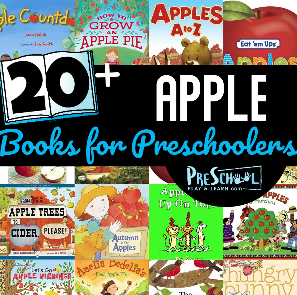 September is the filled with apple themes for young learners from toddler, preschool, pre-k, and kindergarten. As you are planning your apple activities make sure to grab some of these fun-to-read apple books for preschoolers to round out your week. These preschool apple books are sure to be a hit whiel working on early literacy too!