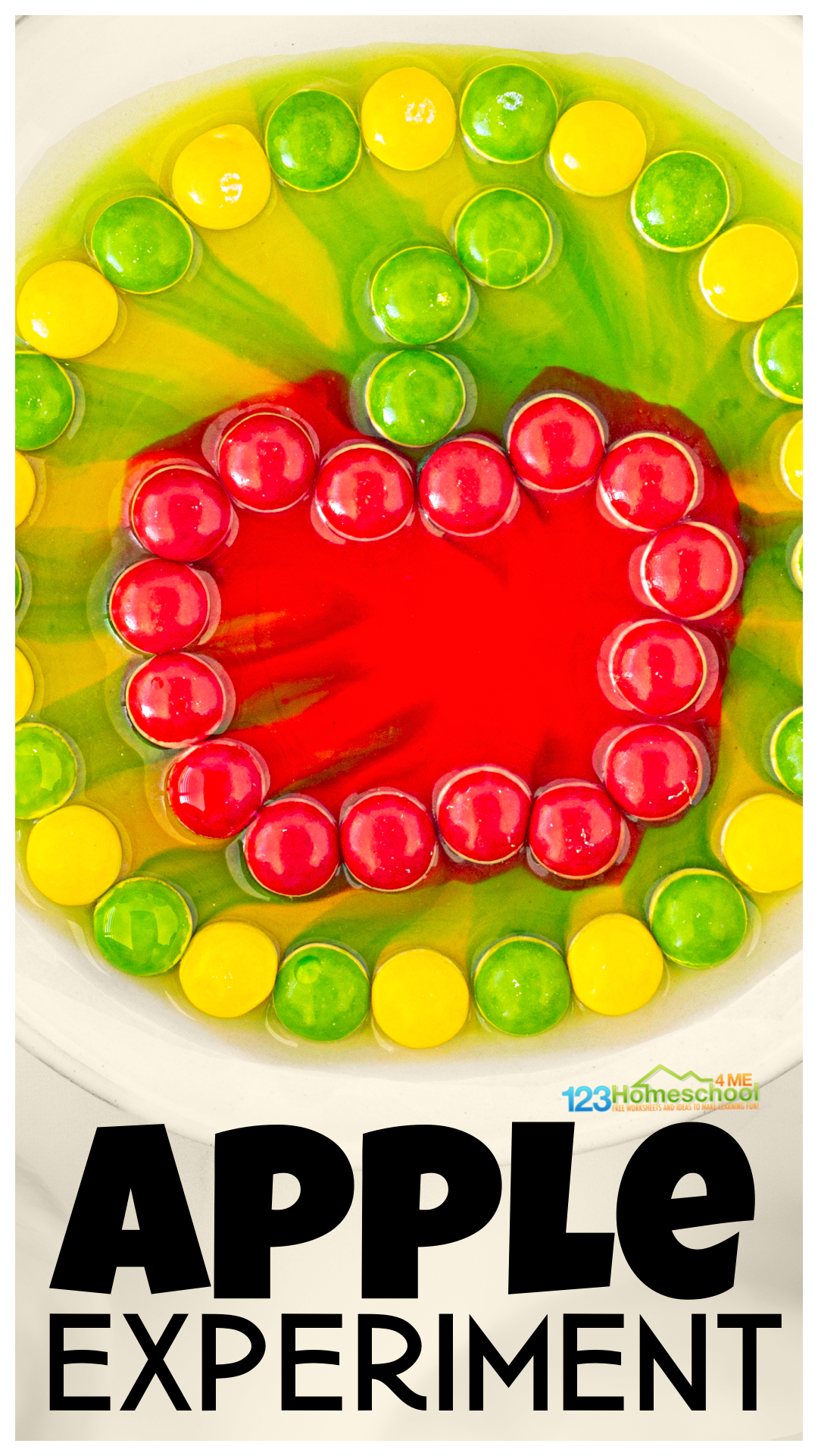 🍏 FREE Apple Preschool Sight Words Printable