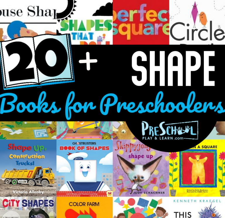 25 Shape Books for Preschoolers