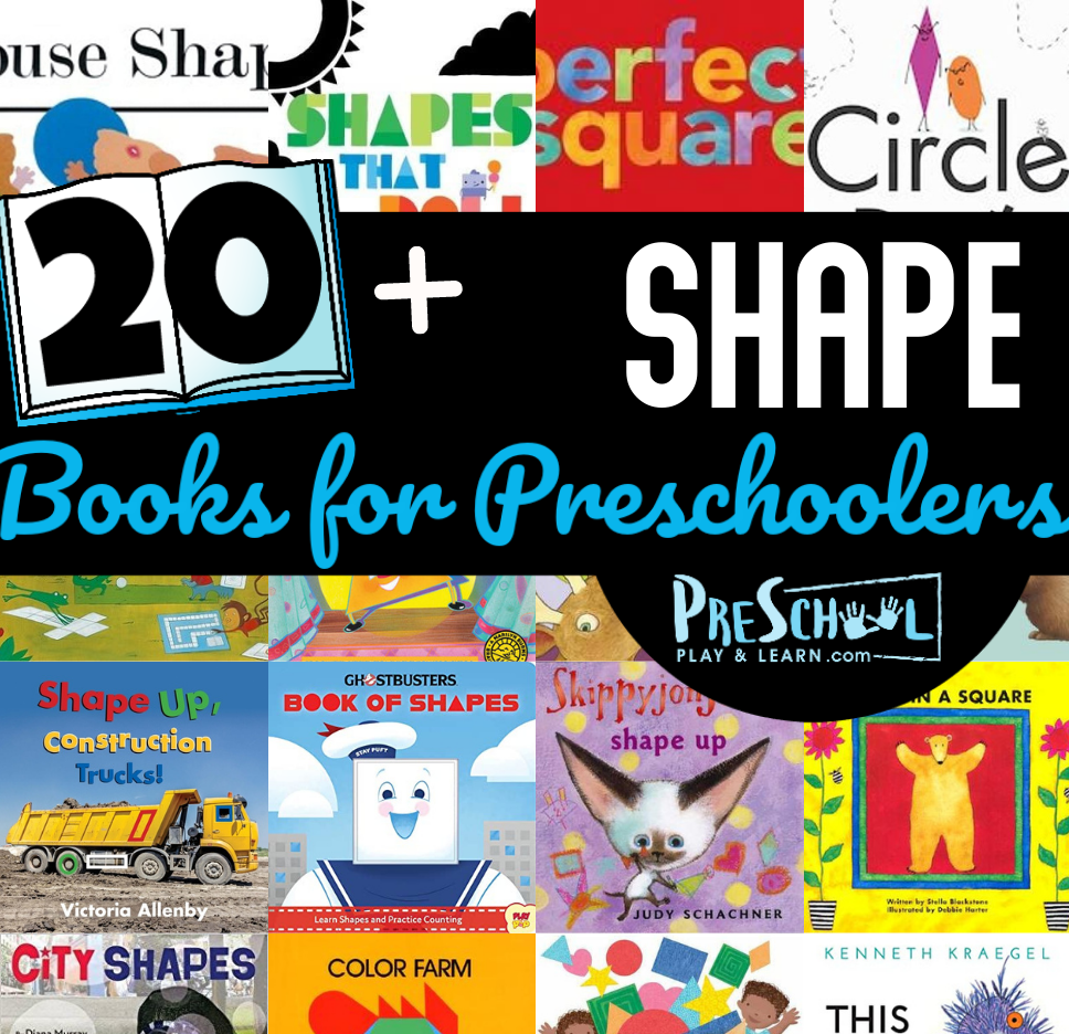Kids will love these FUN shape books for preschoolers! Here are some of our favorite children's books about shapes!