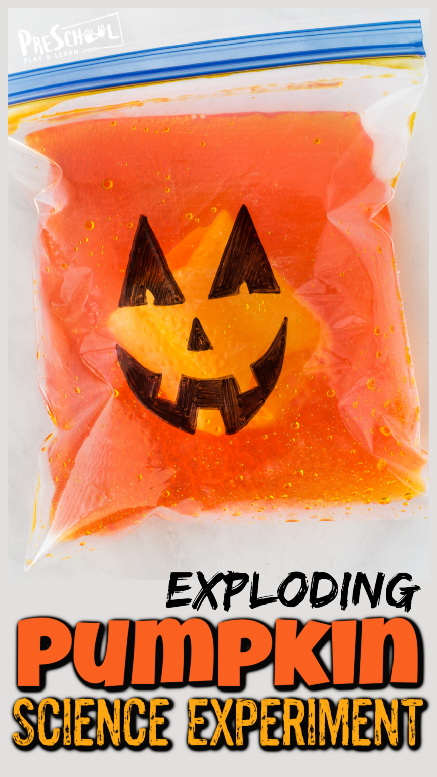 🎃 Exploding Jack-o-Lantern Pumpkin Science Experiment for October