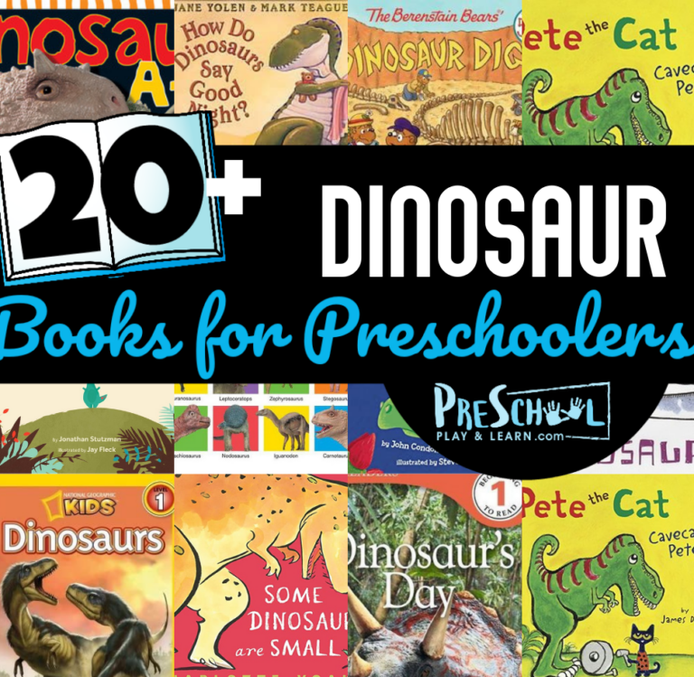 25 Dinosaur Books for Preschoolers