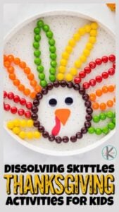 SKittle Turkey Science Thanksgiving-Activities