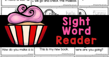 Grab this sight words reader is perfect for helping preschoolers practice reading and writing with fun printable activities for preschoolers.