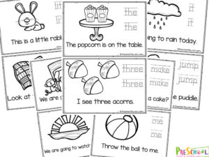 FREE Printable Sight Words Reader for Preschoolers