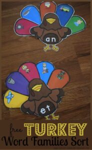turkey-word-families-sorting-activity-free