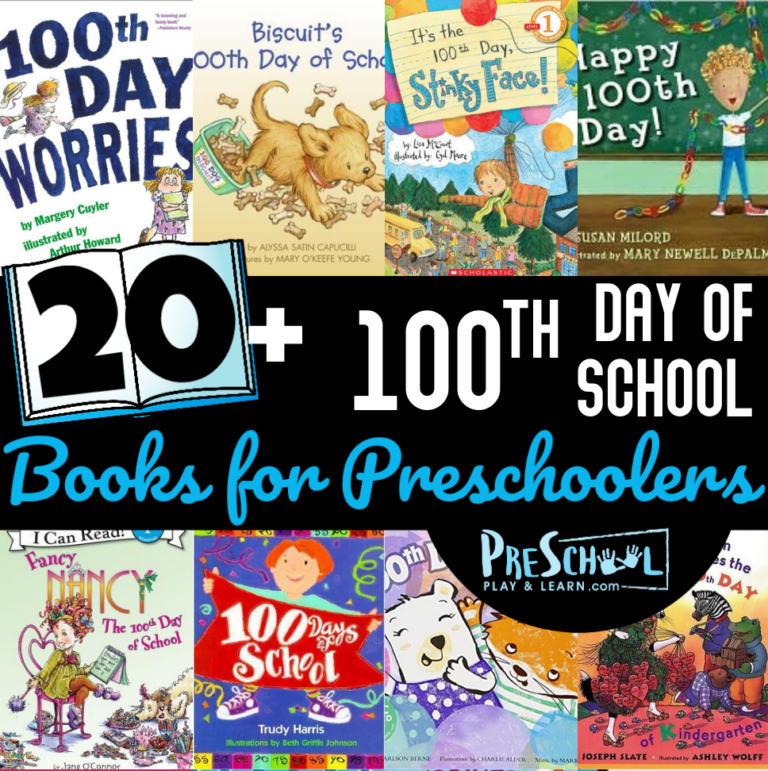 100th Day of School Books for Preschoolers