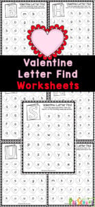 These super cute valentines day worksheets are a gerat way for young children to practice letter recognition with a valentines day theme activity. Use these valentines worksheets with preschool, pre-k, kindergarten and even first grade studnets to work on their fine motor skills while working on their literacy skills. Simply print valentine's day worksheets for preschoolers and you are ready to work on your ABCs.
