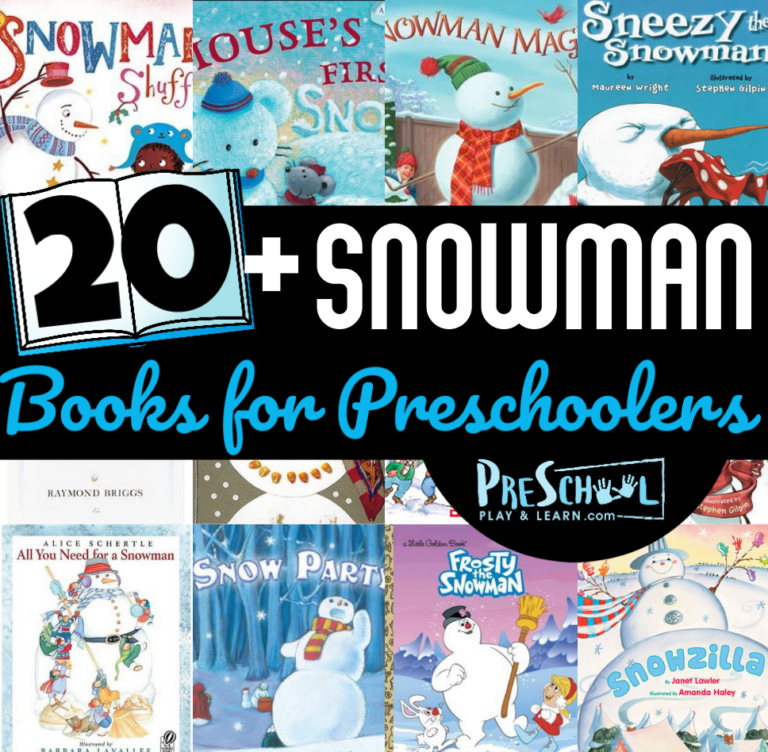 25 BEST Snowman Books for Preschoolers