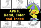 Print these FREE printable April coloring pages with Easter, April Fools' Day, Earth Day, spring, and more for preschoolers.