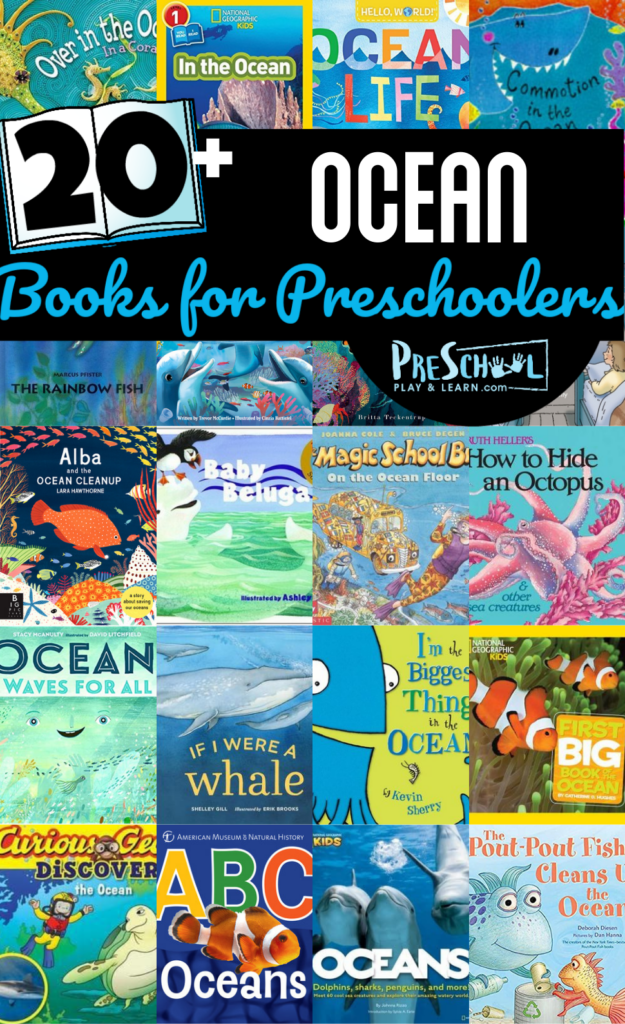 Help kids learn about the ocean and all the amazing animals that live under the sea with these fun-to-read ocean books for preschoolers. We have found so many fun ocean books for kids from toddler, preschool, pre-k, kindergarten, first graders, and more!