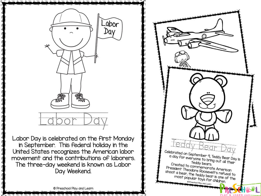 September coloring pages printable