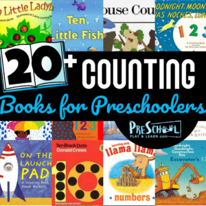 Books are a great way to teach a variety of concepts including numbers! These counting books for preschoolers are a FUN way to practice! 