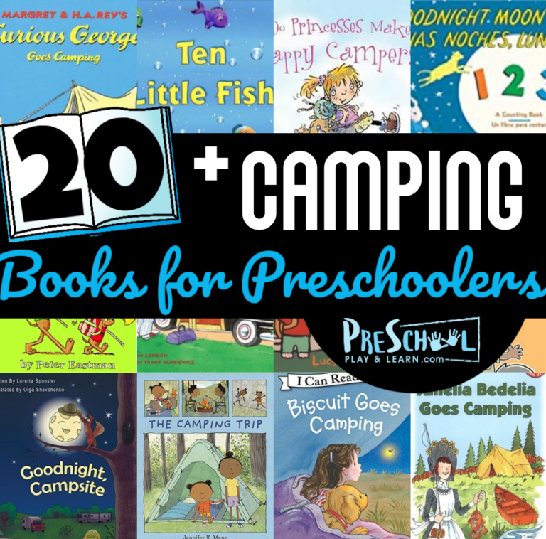Books about Camping for Preschoolers and Toddlers