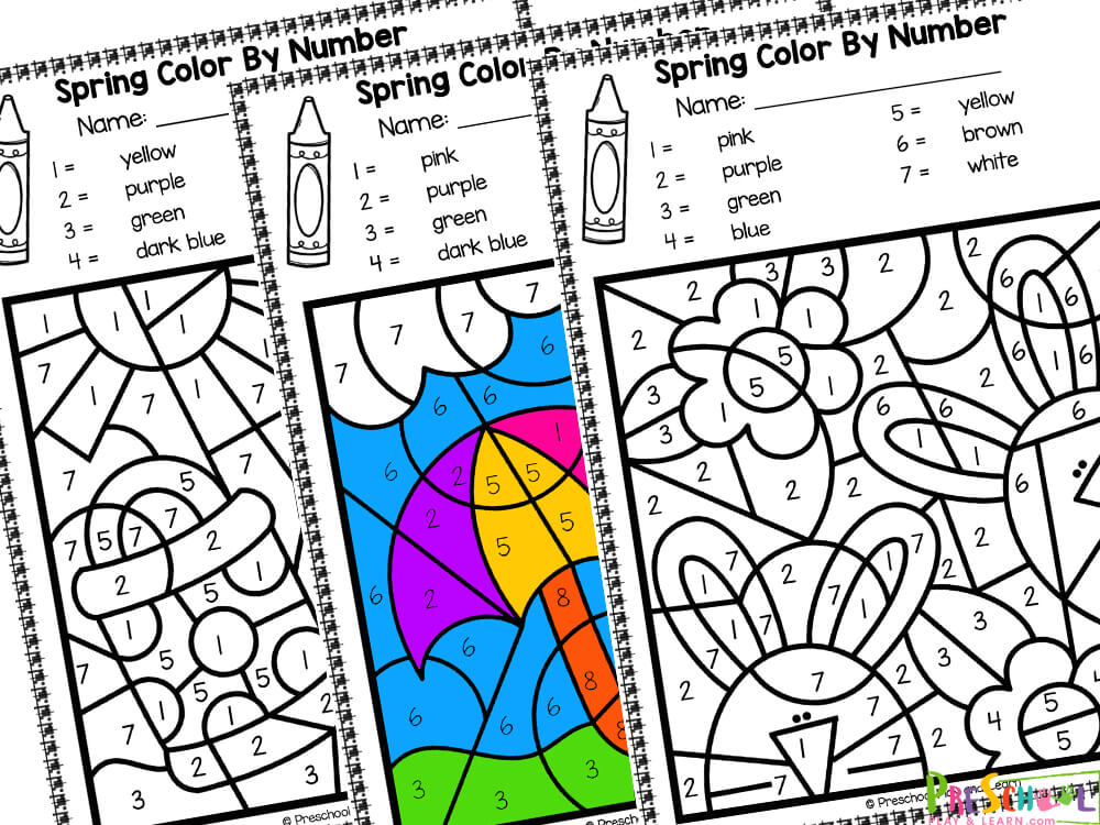 These adorable Spring themed coloring pages include images that relate many events that happen throughout Spring for children to study. These free printables help kids work on strengthening fine motor skills and strengthening hand muscles they will need as they begin writing letters and numbers in school.