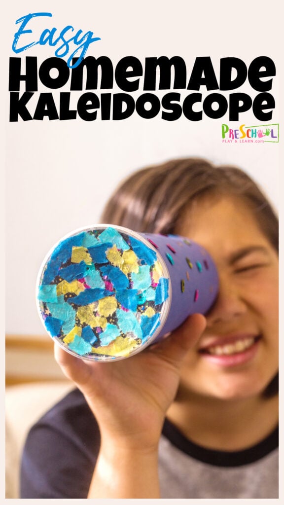 Kids will go nuts over this fun, EASY how to make a homemade kaleidoscope craft project at home. This activity is fun for all ages!
