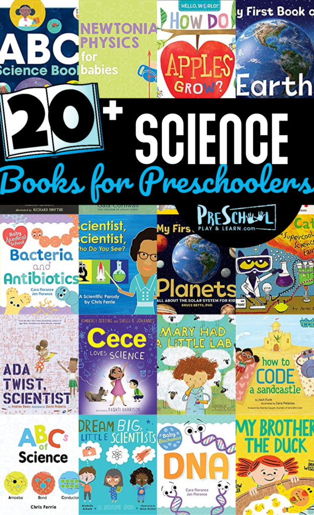 It's never too early to introduce kids to the amazing world of science! These Science Books for Preschoolers help young children start to wonder and ask questions about the world around them. These science books for preschool introduce simple terms and ideas in a fun, playful way to engage and delight kids.