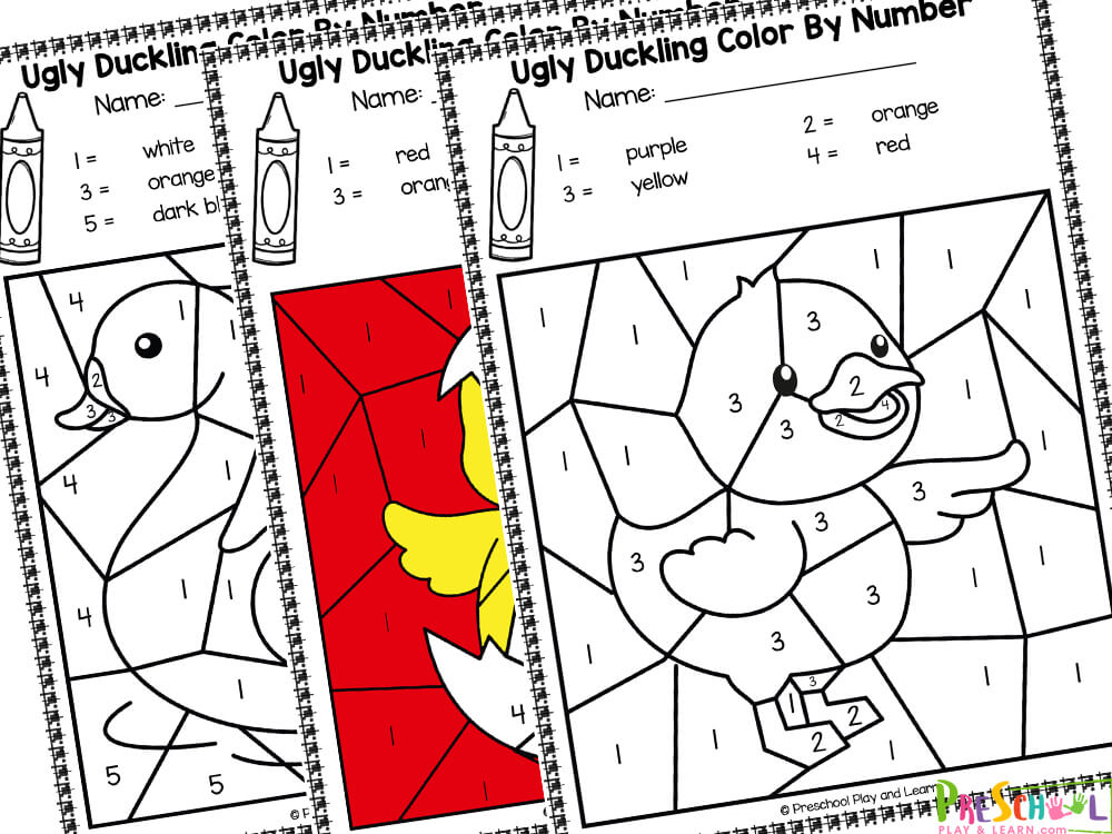The ugly duckling worksheets pdf