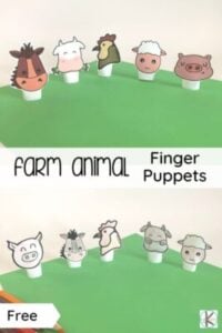 “Old MacDonald had a farm, ee-i-ee-i-o…” A nursery rhyme/song all young children love to sing! Pair it with these adorable, free printable Farm Animal Finger Puppets and your young kids will love to play and sing along! This free farm printable is perfect for toddler, preschool, pre-k, kindergarten, and first grade students. Print the Old MacDonald printable in color or black and white.