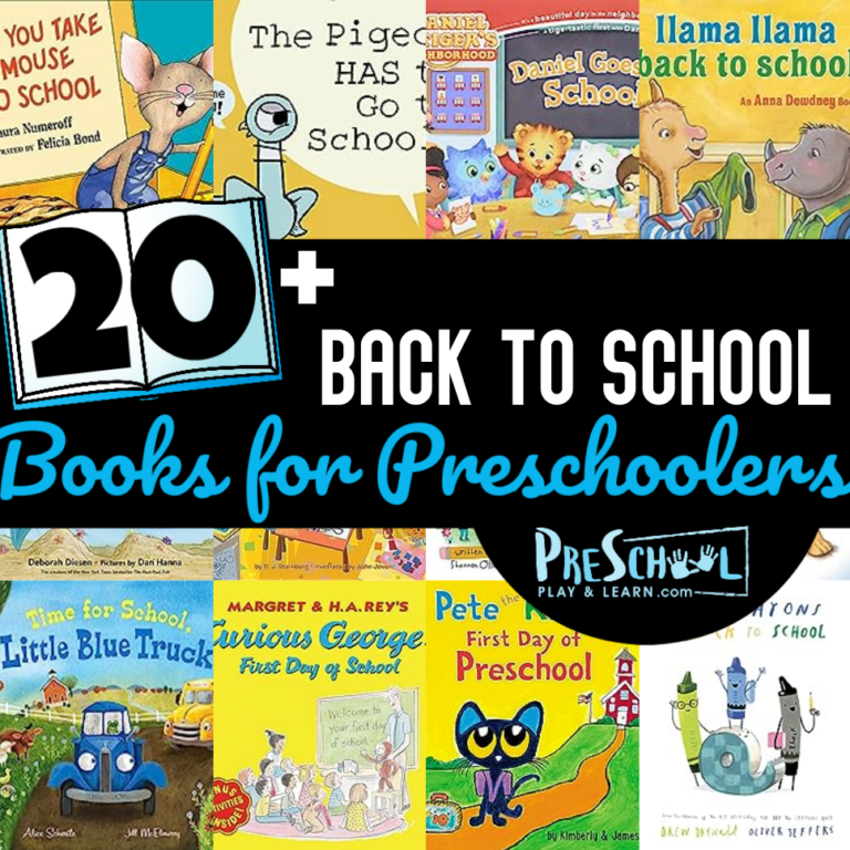 Back to School Books for Preschoolers to Read on the First Day