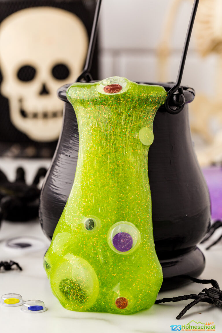 Halloween Slime is a FUN Activity for October
