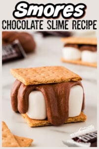 Looking for a fun activity to keep your kids entertained? Check out our easy homemade s'mores themed chocolate slime recipe! It's a great way to engage your little ones and ignite their creativity. They will absolutely love making and playing with this gooey and delicious edible slime. Get ready for hours of sensory fun with this smores slime for toddlers, preschoolers, kindergartners, grade 1, and elementary age students.