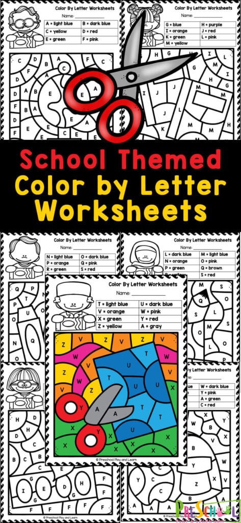 Calling all preschool and kindergarten teachers! We have something special for you! Check out our FREE printable Letter Identification Worksheets with a delightful school supplies theme. Your little learners will have a blast while mastering their letter recognition skills. Get your hands on these fun and educational resources today!
