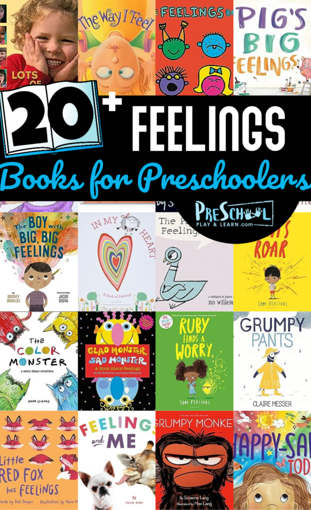 As you pick books for your preschool, pre-k, and kindergarten students, make sure you pick up some feelings books for preschoolers. These books about emotions for preschoolers are a great way to help kids understand that emotion they can't quite descripe and give them methods to cope.